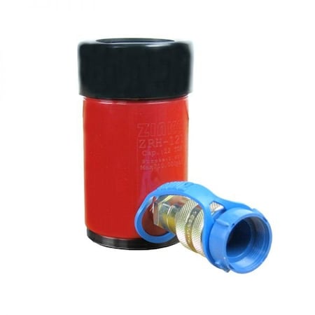 Zinko ZRH-121 Single Acting Cylinder, Hollow Plunger, 12 ton, 1.63in Stroke Min. Height 4.75in 21H-121